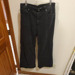 H&M high rise wide leg Black Denim Jeans
